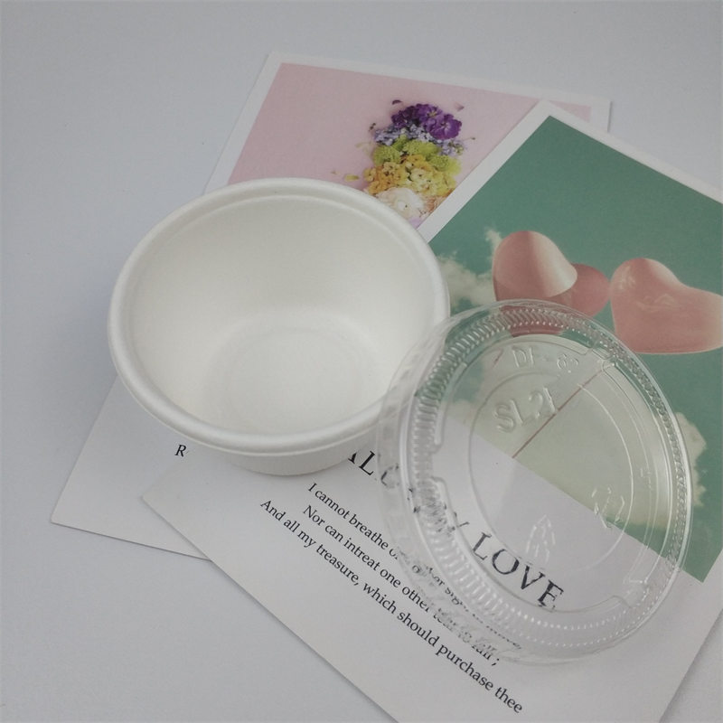 Siúcra Indiúscartha In-bhithmhillte Bagasse 2oz Cupán Cuid