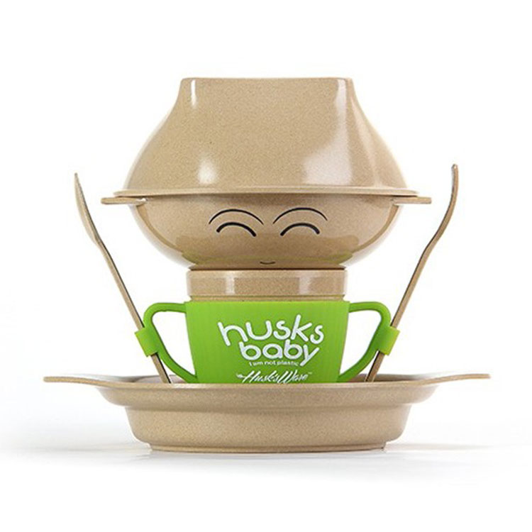 Kit Earraí Boird Leanaí Rice Husk In-athúsáidte